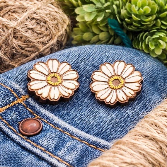 Gerber Daisy Earrings