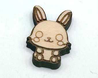 Bunny Wood Earring Blanks