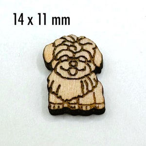 Small Shih Tzu Dog Wood Blanks