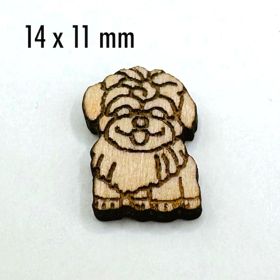 Small Shih Tzu Dog Wood Blanks