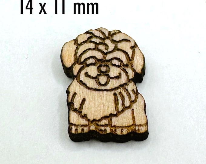 Small Shih Tzu Dog Wood Blanks