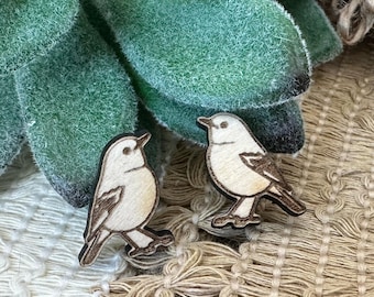English Robin Bird Jewelry Wood Blanks