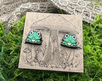 Frog Stud Earrings