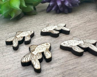 Small Goldfish Wood Pieces
