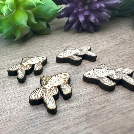 Goldfish Wood Cutouts: Small Craft Shapes (Pairs or Singles)
