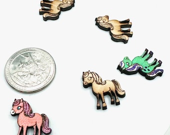 Cute Horse Wood Blanks