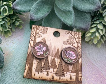 Apple Blossom Stud Earrings