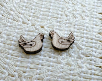 Chicken Mini Wood Pieces