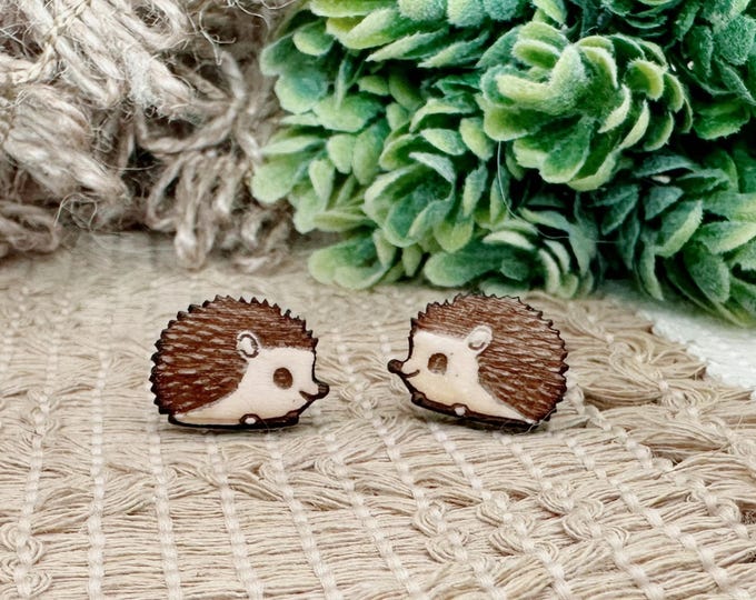 Hedgehog Stud Earrings