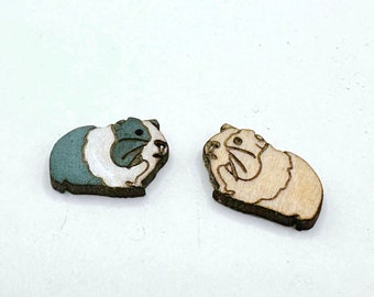 Paint Your Own Guinea Pig Mini Wood Pieces