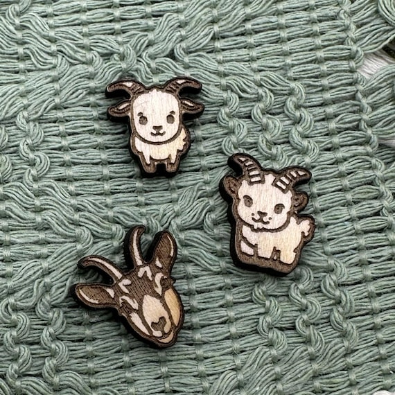 Goat Wood Earring or Craft Blanks