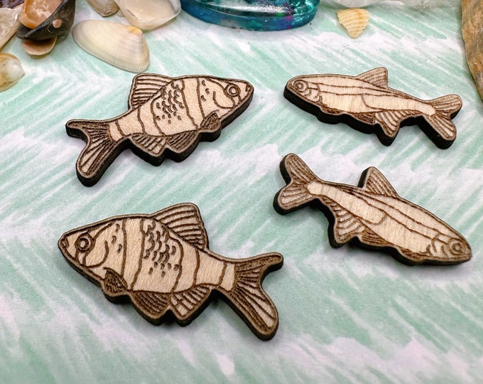 Tiger Barb or Neon Tetra Wood Blanks