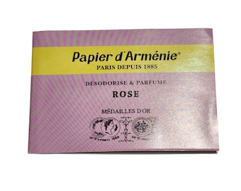 Papier d Armenie Incense Paper. French Incense Paper. Hand Made Incense. Rose Scent.