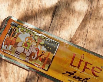 Darshan Incense Sticks Amber Scent - 35 Sticks