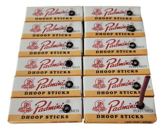 Padmini Dhoop Sticks - Sandalwood & Musk, 120 Incense Sticks
