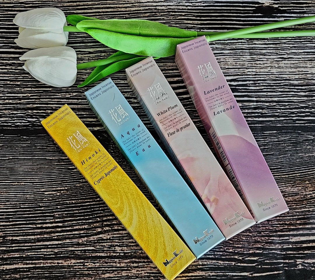 Nippon Kodo Incenso Ka-Fuh Lotus 120 – Profumo Floreale Pulito, Colore Viola