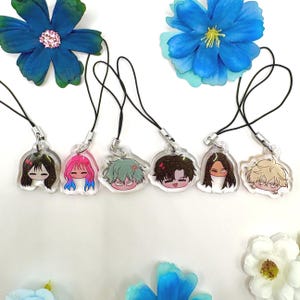 Adornos para teléfono Chibi de Alien Stage