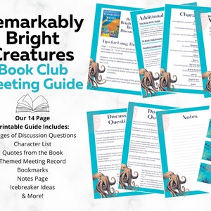Remarkably Bright Creatures Book Club Guide image 1
