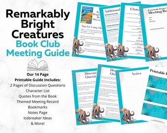 Remarkably Bright Creatures Book Club Guide