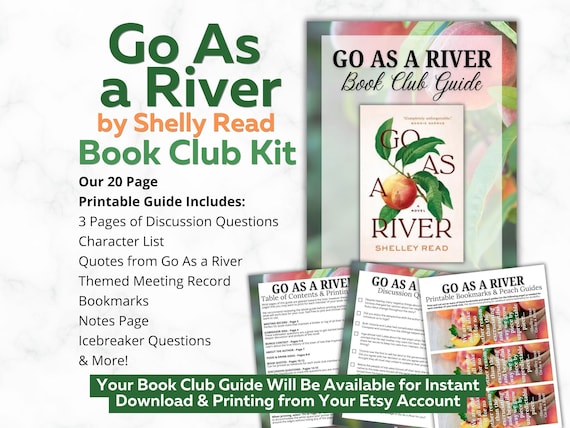 Go As a River Book Club Kit: Discussion Questions, Bookmarks, & More (Digital Download)