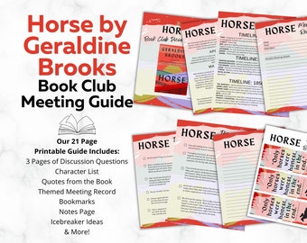 Horse Book Club Guide: Horse by Geraldine Brooks Discussion Questions