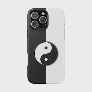 Yin Yang Black | White Phone Case Cover | iPhone | Google | Samsung Phones