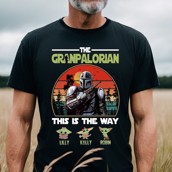 The Granpalorian Shirt or other relatives, This Is The Way Personalized Shirt For Grandpa and other Family Members T-Shirt, Father's Day Tee