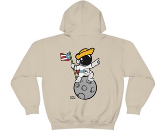 Jibaro Astronaut Puerto Rico Flag Unisex Hoodie