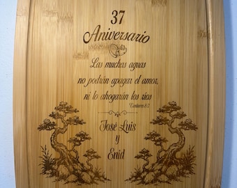 Personalized Bamboo Cutting Board