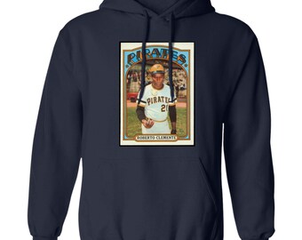 Roberto Clemente Baseball Card Hoodie (Unisex)