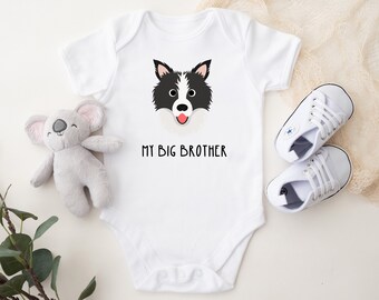 Border Collie baby clothes - Cute dog baby onesie® - Personalized dog baby onesie® - Dog best friend baby onesie® - Gerber onesie®