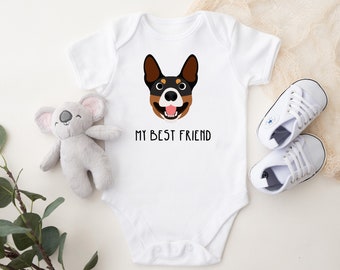 Basenji baby onesie® - Cute dog baby onesie® - Personalized dog baby onesie® - Dog best friend baby onesie® - Gerber onesie®