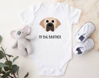 Mastiff baby clothes - Cute dog baby onesie® - Custom dog baby onesie® - Dog best friend baby onesie® - Gerber onesie®