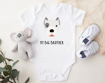 Pitbull baby clothes - Cute dog baby onesie® - Custom dog baby onesie® - Dog best friend baby onesie® - Gerber onesie®
