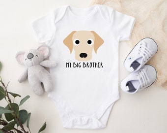 Cute dog baby onesie® - Labrador baby onesie® - Personalized dog baby onesie® - Dog best friend baby onesie® - Gerber onesie®