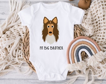 Collie baby clothes - Cute dog baby onesie® - Personalized dog baby onesie® - Dog best friend baby onesie® - Gerber onesie®