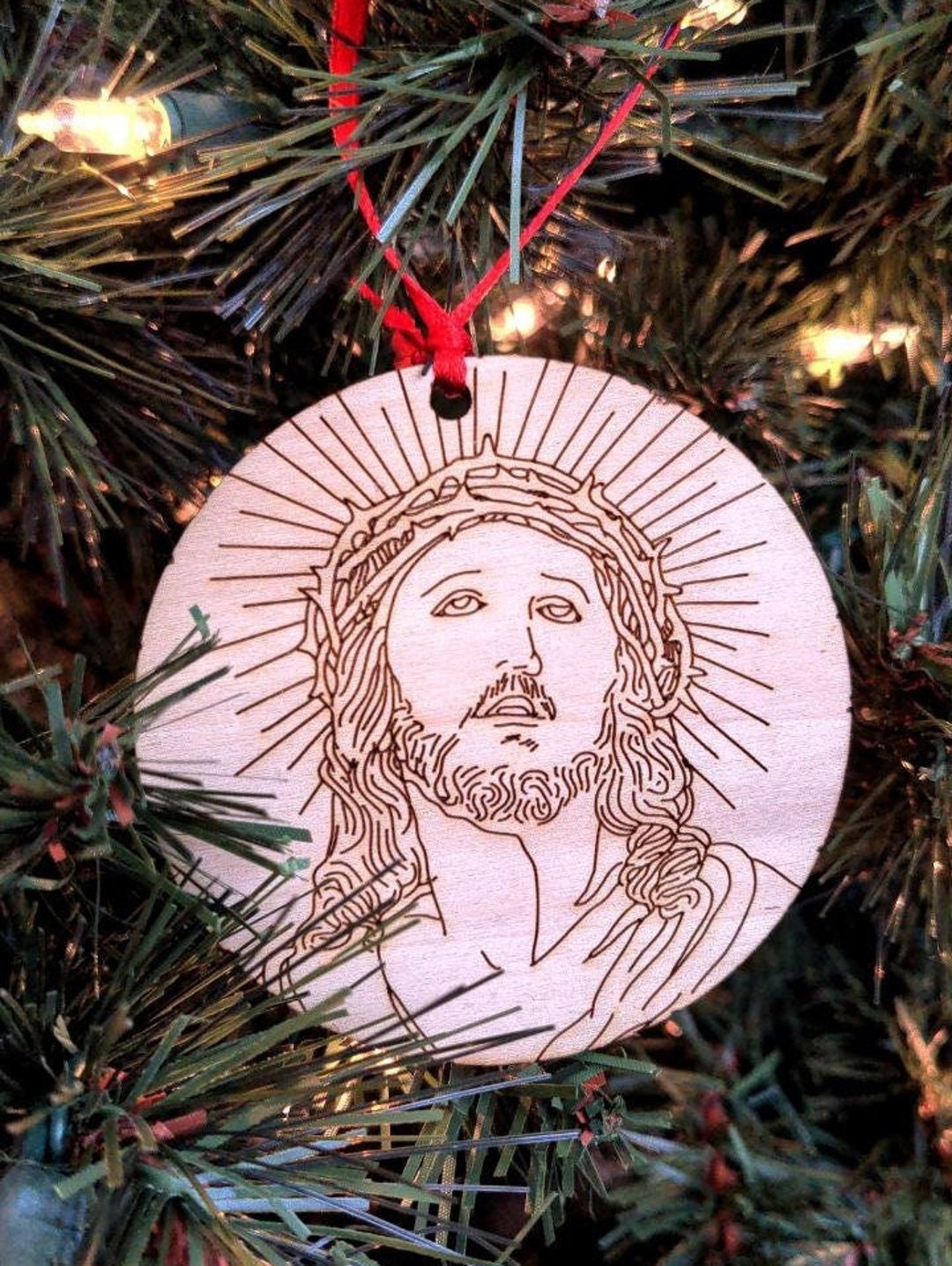Crown of Thorns Christmas Tree Ornament Etsy
