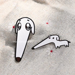 Let Me Do It For You Dog Enamel Pin - Meme Borzoi Dog Animal Pins - Long Nose Doggy - Pin Collection