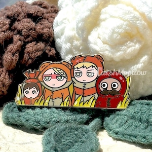 Frog Squad - Dunmeshi Hard Enamel Pin - Cute Anime Pins