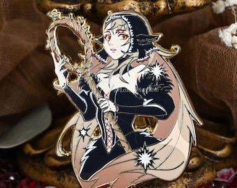Dungeon Lord Marcille Enamel Pin- Dunmeshi Hard Enamel Pin - Anime Pins