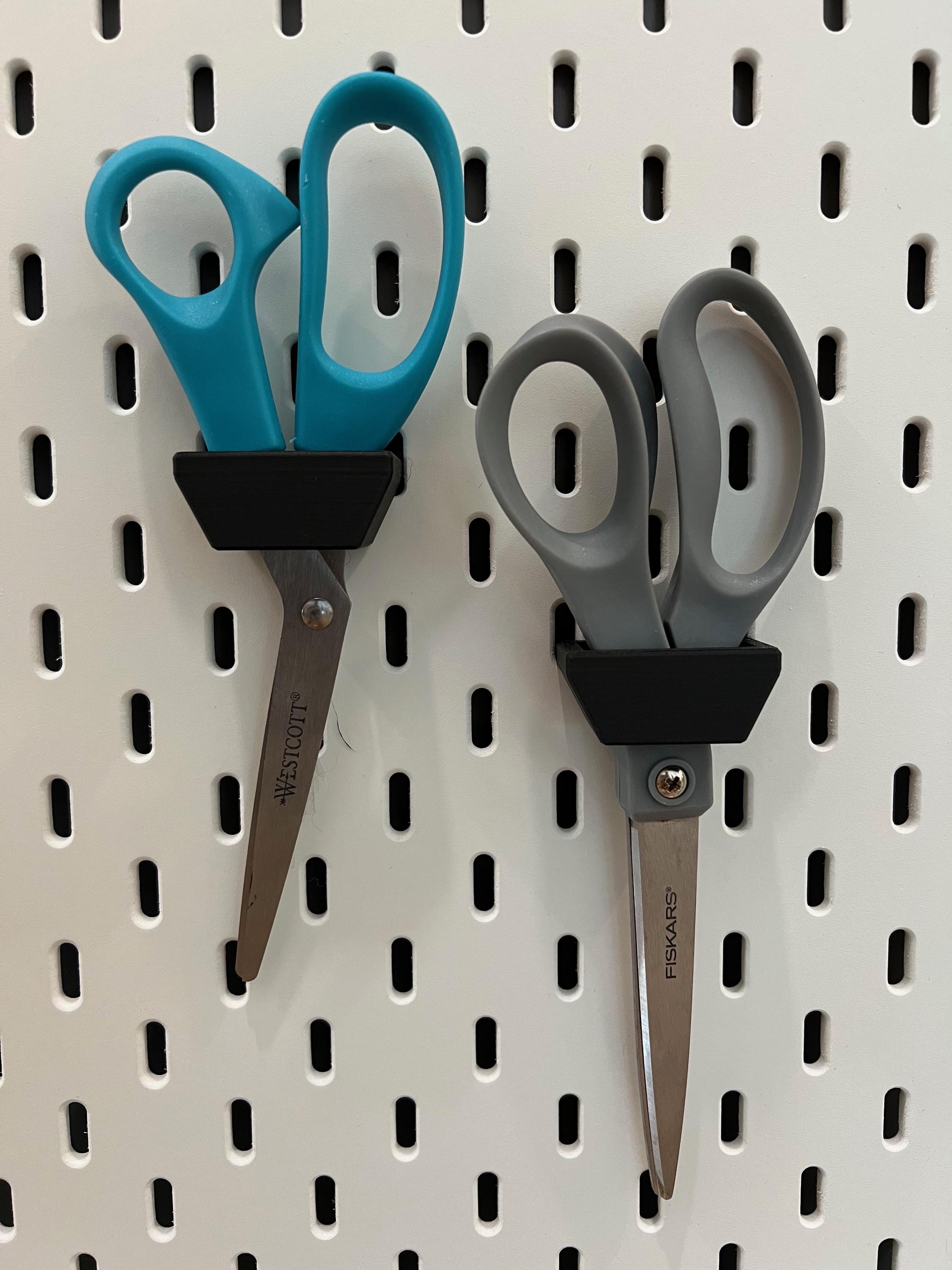 2 Piece Ikea Skadis Pegboard Scissors Holder/tool Holder - Etsy