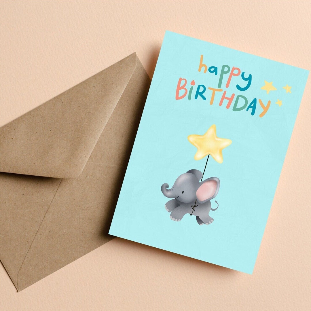 adorable-printable-card-for-a-children-birthday-digital-file-etsy
