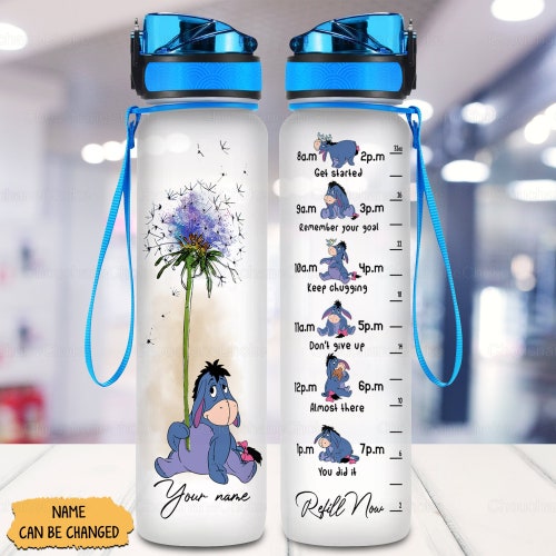 Eeyore Water Tracker Bottle Custom Name Eeyore Water Tracker - Etsy Eeyore Water Tracker Bottle Custom Name Eeyore Water Tracker - Etsy