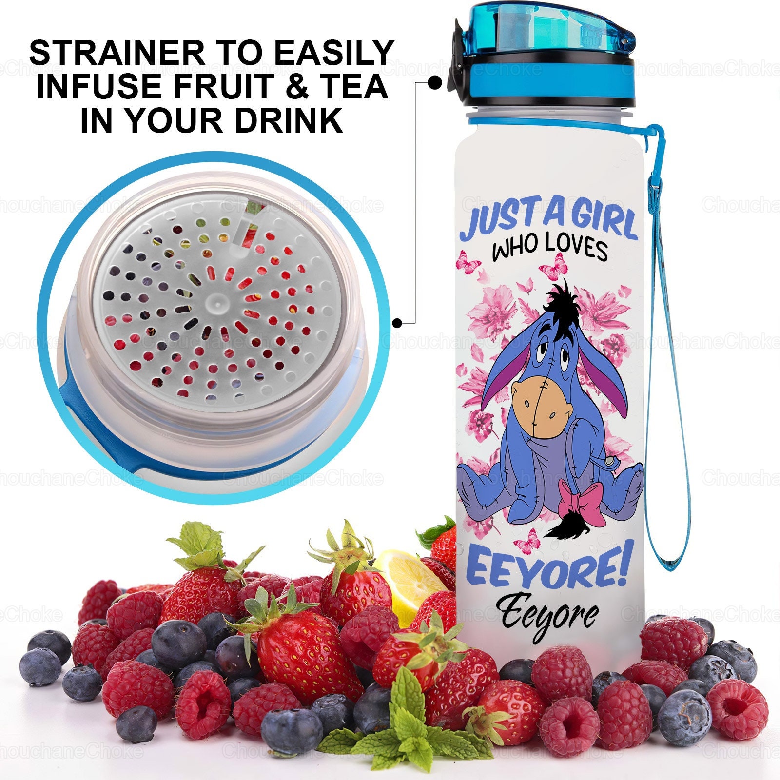 Eeyore Water Bottle Tracker Eeyore Drink Bottle Eeyore Water Etsy