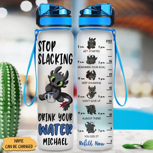 Toothless Water Track Bottle Custom Name Night Fury Water - Etsy Toothless Water Track Bottle Custom Name Night Fury Water - Etsy