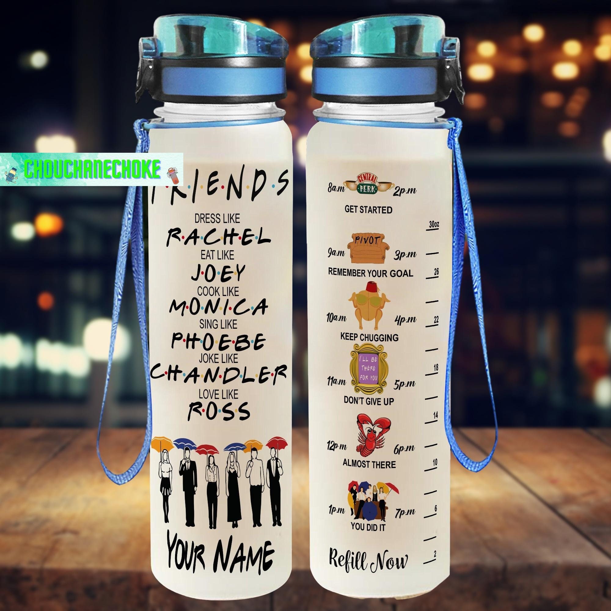 Friends Water Tracker Bottle Friends Movie Water Tracker Funny
