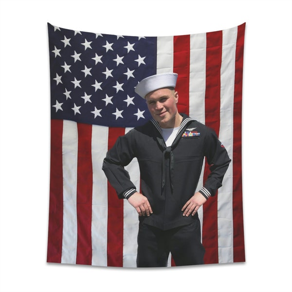 Zach Bryan American Flag Tapestry - Etsy