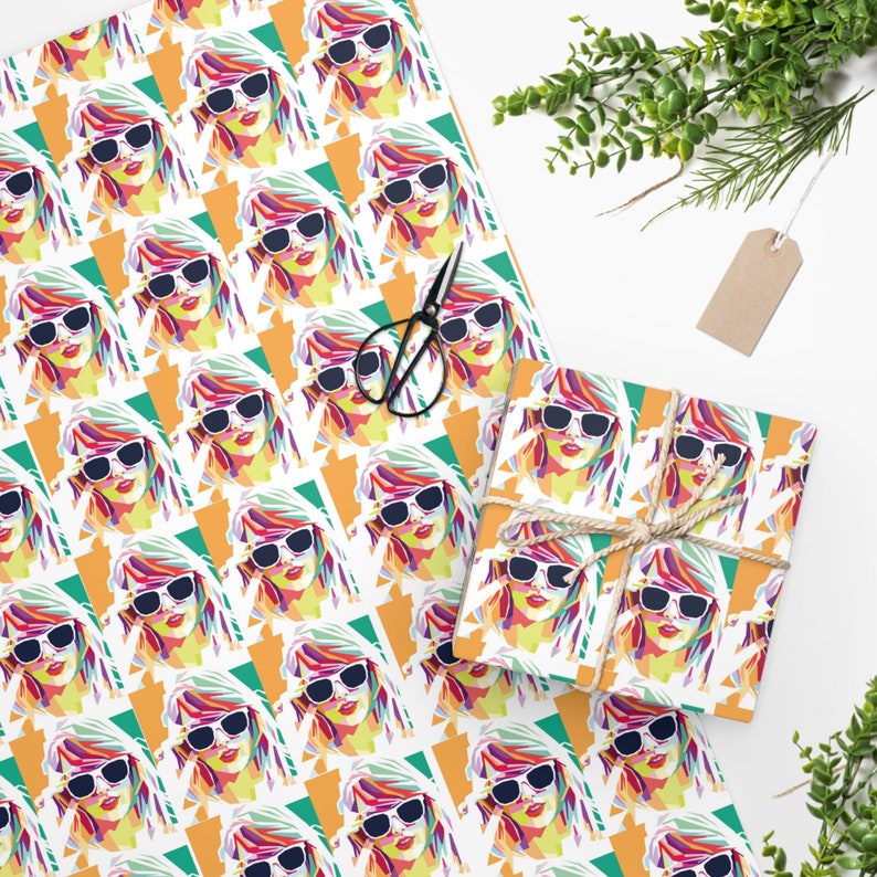 Taylor Swift Wrapping Paper Taylor Swift Gift Swiftie Gift Etsy