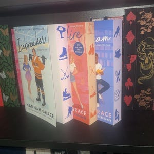 the Maple Hills Series by Hannah Grace Custom Edges - icebreaker, wildfire, daydream