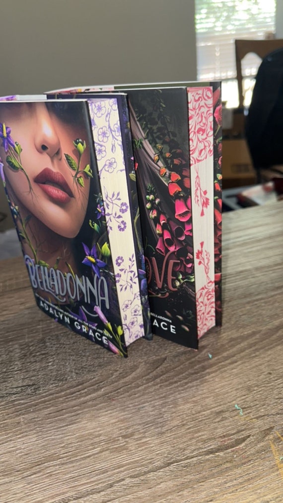 Belladonna and Foxglove by Adalyn Grace Custom Metallic Edges - Etsy